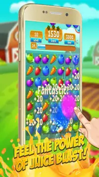 Fruitlink smash mania: gratis match 3 game Screen Shot 2