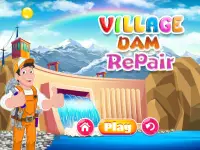 Village Dam Repair: City Building & Construction Screen Shot 0