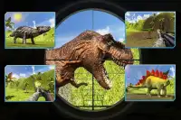 Nuevos juegos de dinosaurios de caza y dinosaurio Screen Shot 0