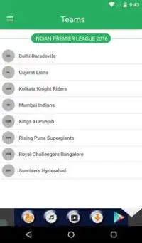 IPL Season 9 - Live Score Screen Shot 8