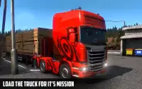 यूरो कार्गो ट्रक सिमुलेशन 3 डी ट्रक चालक सिम Screen Shot 0