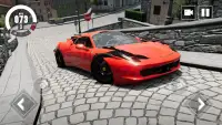 Ferrari Simulator Car Crash 3D Screen Shot 3