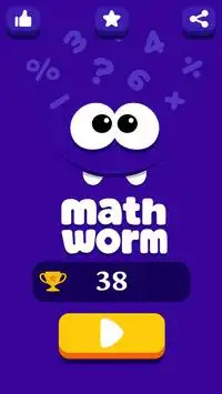 Brain Games: Math Worm Screen Shot 0