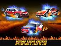 Racing Car On Fire Screen Shot 7