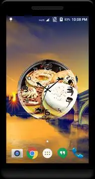Donut Clock Live Wallpaper Screen Shot 2