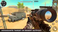 現代の狙撃兵の軍事攻撃: オフライン バトルロワイヤル 戦争ゲーム 2021 Screen Shot 3