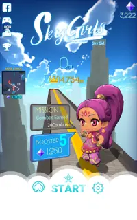 Sky Girls: Flying Runner Game Screen Shot 16