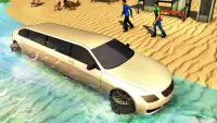 Beach Water Surfer Limousine Car Driving Simulator Screen Shot 9