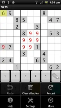 Sudoku खेल Screen Shot 3