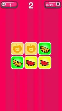 Fruits Matching Game for Kids Screen Shot 2