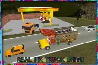 माल ट्रक चलाना 3 डी खेल Screen Shot 25