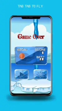 new game flying penguin jumping peguin mini pguin Screen Shot 6