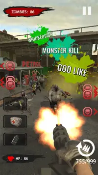 Shooting Zombie Survival: Free 3D FPS Shooter Screen Shot 0