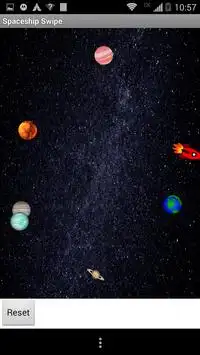 Spaceship Swipe Screen Shot 1