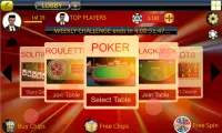 Poker Offline and Live Casino Roulette Blackjack Screen Shot 1