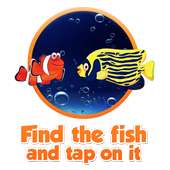 Fishes A and C: Find and tap