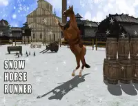 Snow Horse Run Simulator 3D Screen Shot 4