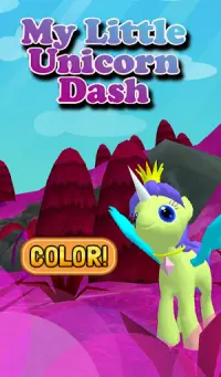 My Little Unicorn Dash 3D HD Screen Shot 0