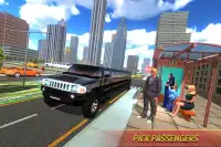 Limo Taxi Car Driving Simulator : Public Transport Screen Shot 7