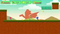 Angry hero fly and fight Screen Shot 2