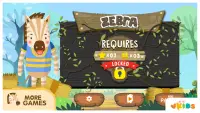 Kids ABC Animal Game - Zebra Screen Shot 0