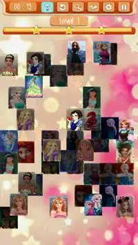 Princesses MAHJONG Screen Shot 3