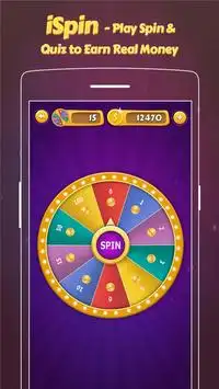 iSpin - Play Spin & Quiz to Earn Real Money Screen Shot 1