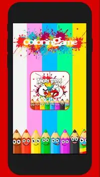 Coloring  Angry Bird for Kids Screen Shot 0