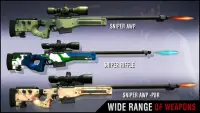 स्निपर 3 डी:शूटिंग बंदूकें बंदूक युद्ध के खेल 2020 Screen Shot 4