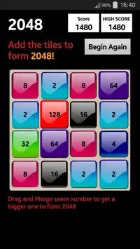 2048 Pro Puzzle Game Screen Shot 3