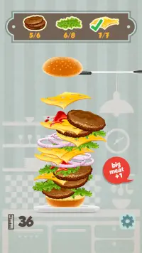 Burger Tower Game Screen Shot 1
