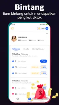 TikFame - Suka dan Pengikut di TikTok Screen Shot 2