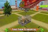 động vật cứu hộ helicopter sim Screen Shot 2