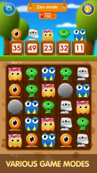Funny Tiles: Monster Match 3 Puzzle Screen Shot 2