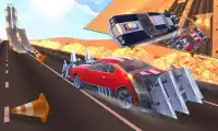 Mega ramp stunt car racing game: Driving simulator Screen Shot 1