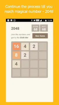 2048 (Ads Free) Screen Shot 1