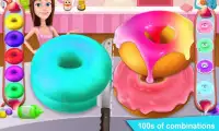 Rainbow Donut Kek Ekranı Chef Screen Shot 3