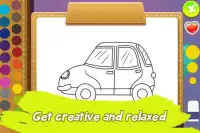 Early childhood education - Car Colouring Games Screen Shot 3