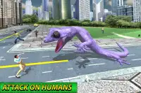 Monster Lizard Simulator: Batalla de la ciudad Screen Shot 8