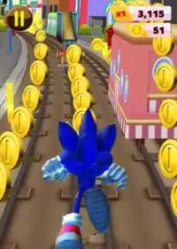 The Sonic Subway Super Adventure Screen Shot 0