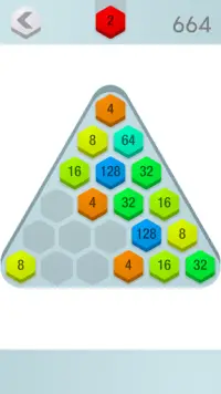 2048 Hex - challenging puzzle game Screen Shot 20