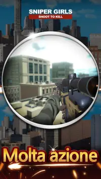 Ragazze da cecchino - 3D Gun Shooting FPS Game Screen Shot 5