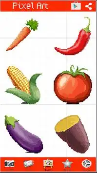 Color By Number: Fruit Pixel Art Screen Shot 2