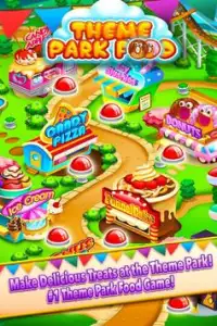 Theme Park Fair Food Maker - Decorate Bake Candy Screen Shot 0