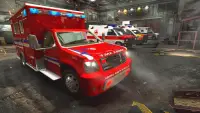 Stickman ambulancia Techo de salto - azotea trucos Screen Shot 5