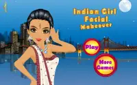 Indian Girl Facial Makeover Screen Shot 8