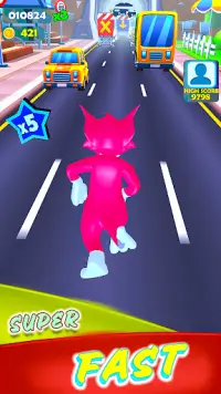 Cat Run : Tom Subway Runner 3D Screen Shot 4