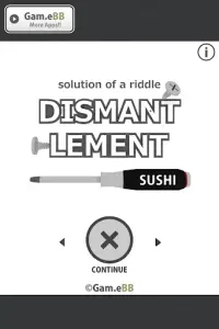[Puzzle] Dismantlement SUSHI Screen Shot 1