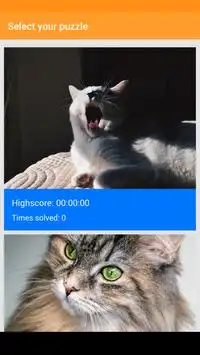 Cat Puzzle Screen Shot 3