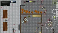 Zombie War Survivor - Arcade Top Down shooter Free Screen Shot 2